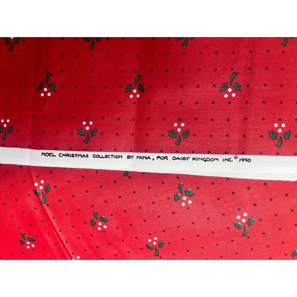 Daisy Kingdom Noel HOLIDAY Christmas Fabric Double Border 46x106